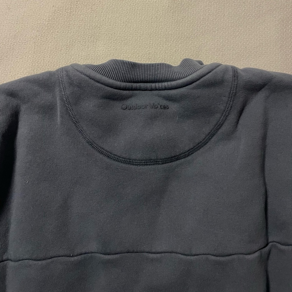 Outdoor Voices Nimbus Blue Crewneck Sweatshirt - Picture 3 of 4